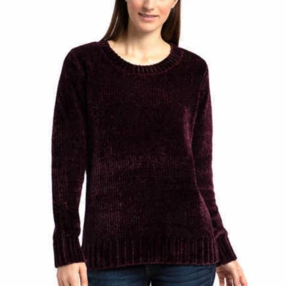 Orvis Chenille Long Sleeve Sweater Size M Warm Plush